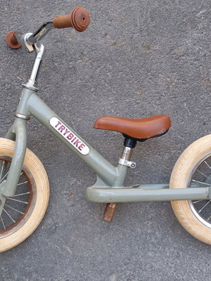 Trybike balance bike used without pedals for children