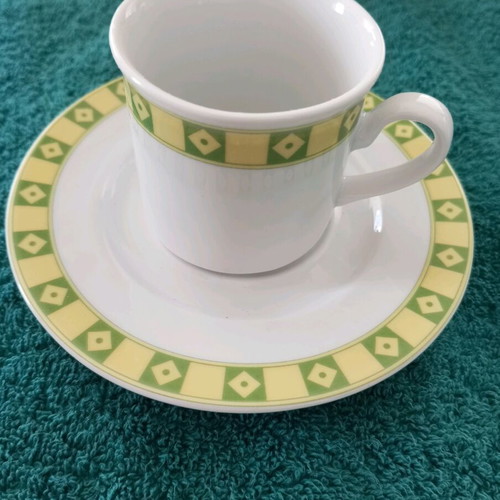 Porcelain Coffee Cups New Set of 6