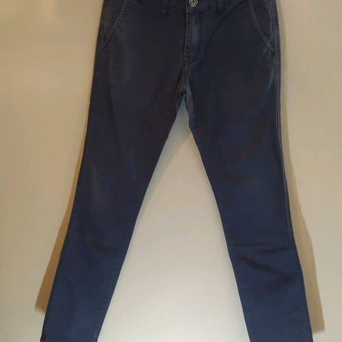 Men's Chino Pants Runners Navy Blue size 29 like new