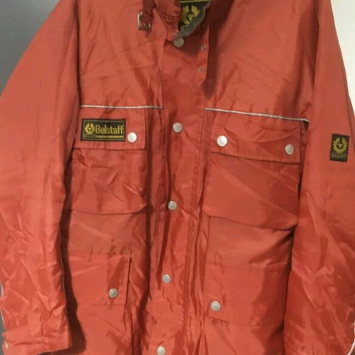 Belstaff jacket dark orange like new, size M