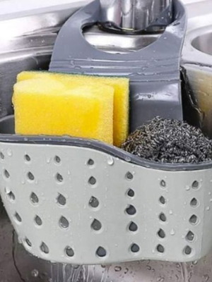 Adjustable sponge holder new with sink clip