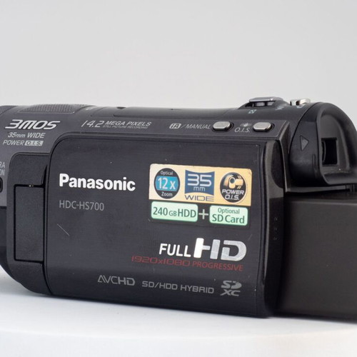 Panasonic HDC-HS700 Full HD Professional Camcorder used with 240GB HDD