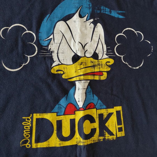 Women's T-shirt L blue Donald Duck graphic like new