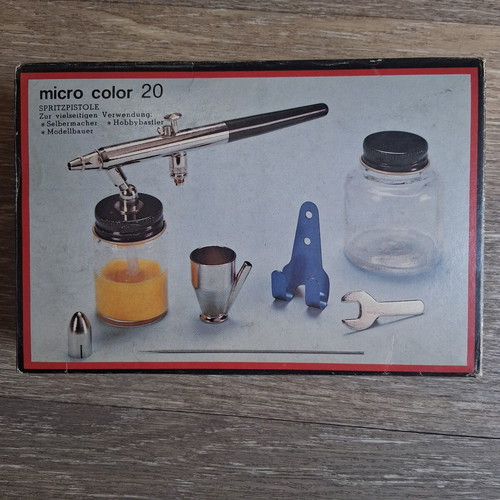 Spritzpistole airbrush kit unused, made in Taiwan