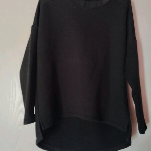 Black asymmetrical blouse like new