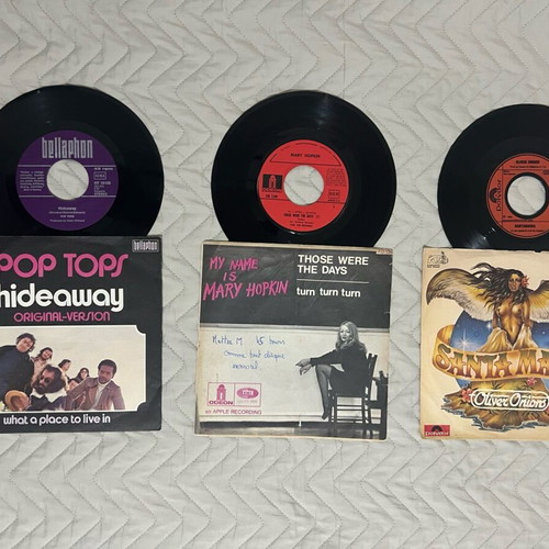 45 RPM vinyl records lot of 14, like new condition