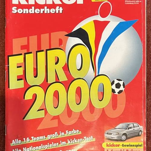 Kicker Euro 2000 tribute magazine used