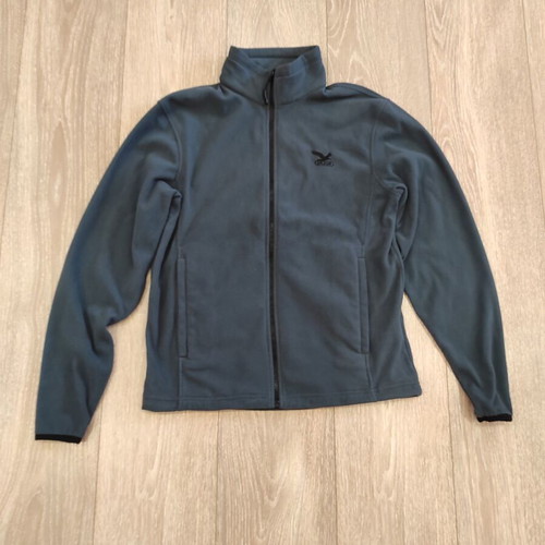 Salewa light fleece jacket used, size S, green and blue