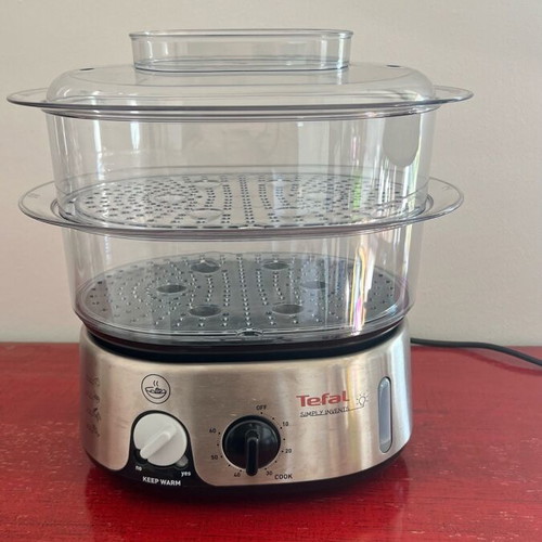 Tefal steamer like new with 3 bowls