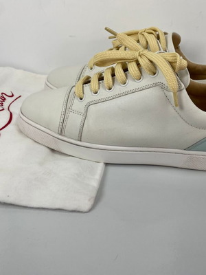 Christian Louboutin Fun Louis Junior leather sneakers like new, white, size 41