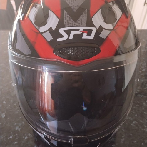 SPD 506 Terminator Full-Face Helmet new with internal visor