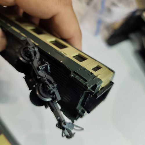 Lima HO train wagons used, set of 2 with details