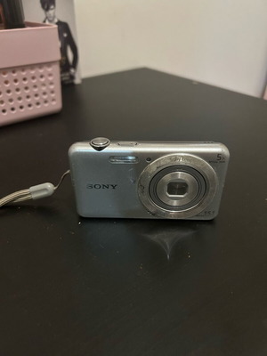 Sony Cyber-shot DSC-W710 digital camera used, silver, vintage style