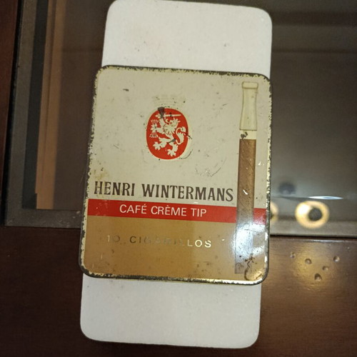 Henri Wintermans Lithographed Tin Cigar Box used