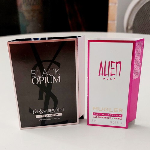 YSL Black Opium & Mugler Alien Hypersense Premium Duo Set 2x1.2ml