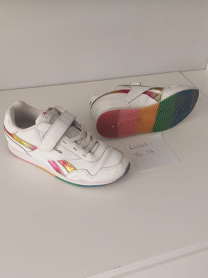 Αθλητικά παπούτσια Reebok μεταχειρισμένα, μέγεθος 34, rainbow style