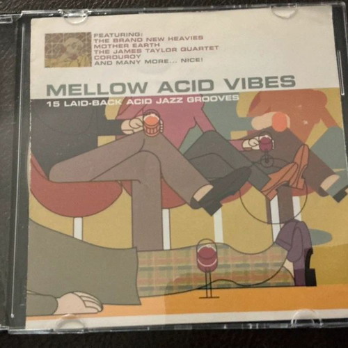 Mellow Acid Jazz Vibes CD used, 15 laid-back acid jazz grooves