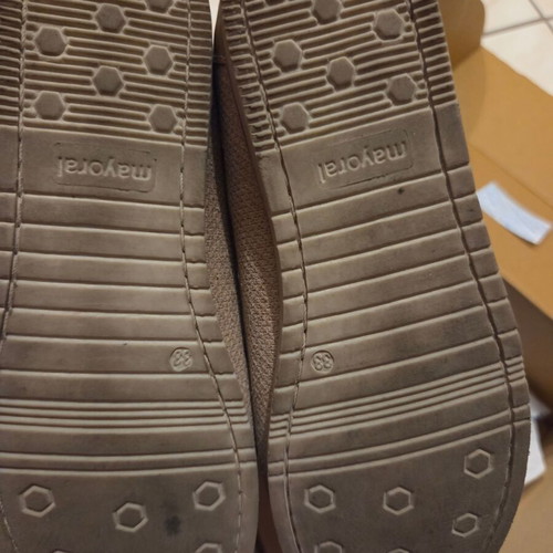 Mayoral moccasin shoes for boys like new, size 33, beige
