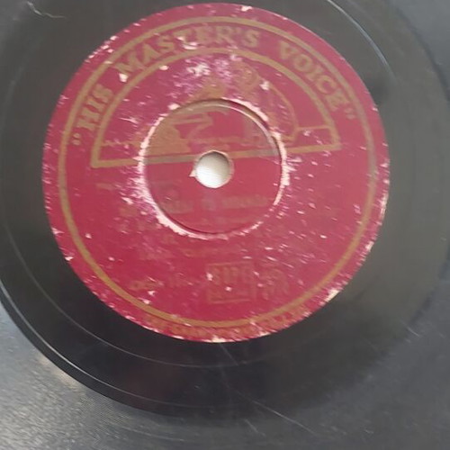His Master's Voice 78 RPM Record by Tonis Maroudas used