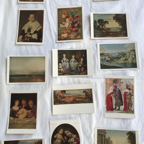 Vintage National Gallery London postcards set of 15