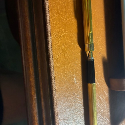 Aurora pen Marco Polo vintage used, gold plated with 14kt nib
