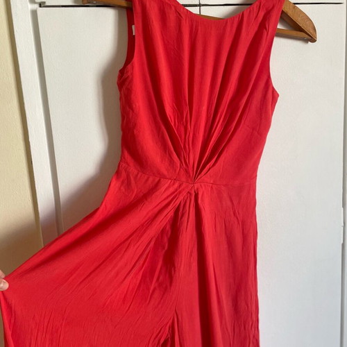BSB one-piece pantsuit like new, red orange, size M