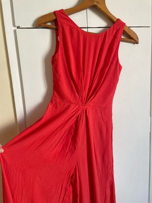 BSB one-piece pantsuit like new, red orange, size M