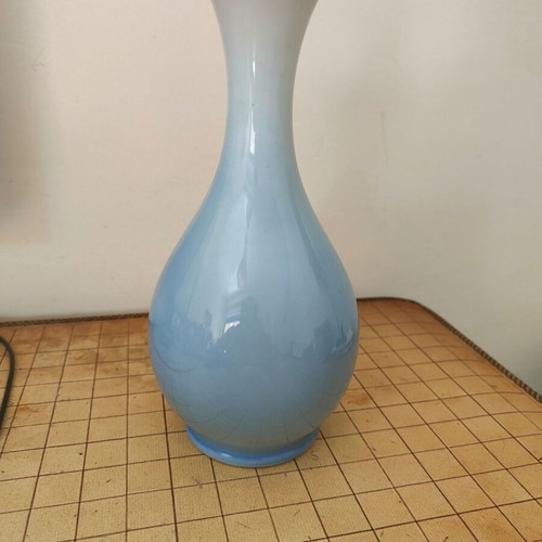 Royal Copenhagen porcelain vase 863/51 with handpainted apple blossom design
