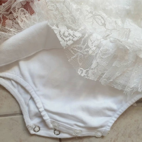 Baby bodysuit dress new 3-6 months 100% cotton