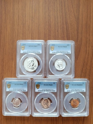 US Coin Collection 1963 PCGS Proof Set