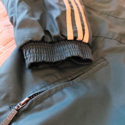 Adidas Vintage Hooded Quilted Jacket XL Green used