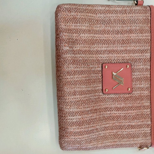 Verde women's hand bag coral with crossbody chain new