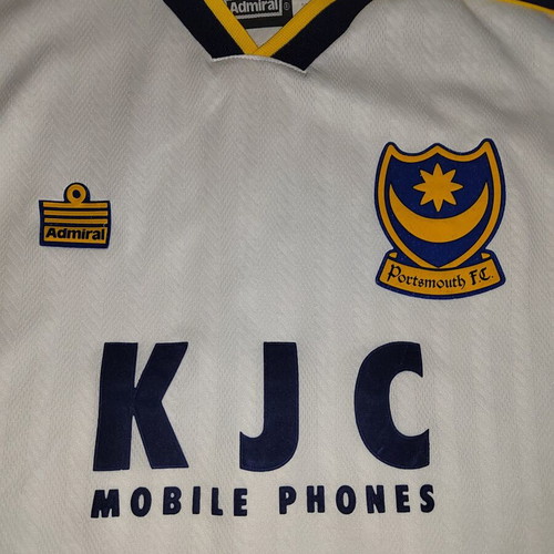 Portsmouth 1998-99 Centenary Match Issued Jersey Vlachos 7 used