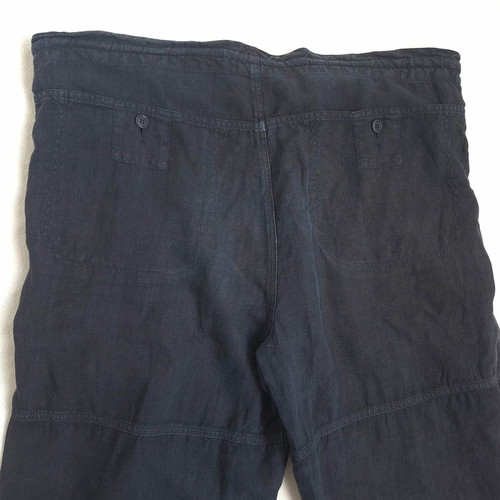 Elemente Clemente women's linen pants size 5 / 3XL / 4XL / W42 L22, blue