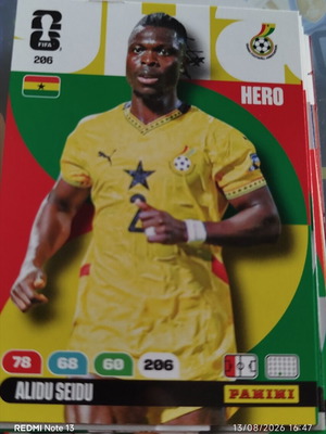 Panini Adrenalyn XL FIFA Παγκόσμιο Κύπελλο 2026 αυτοκόλλητο 206