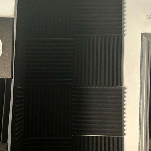 A2S Protection acoustic foam panel set 15 pcs wedge 30.5x30.5x5cm