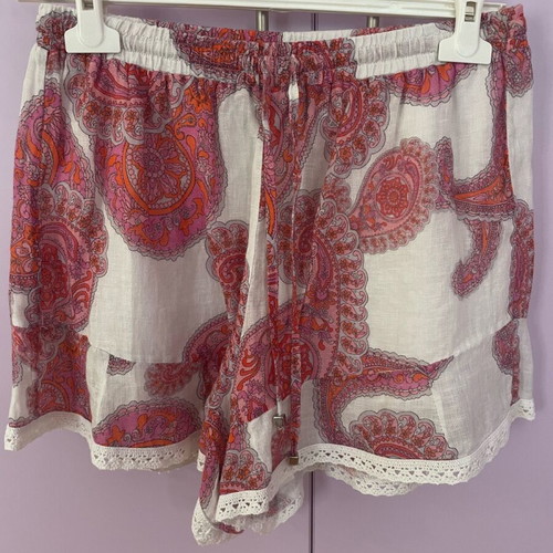 Linen shorts Zini like new, multicolored, size L