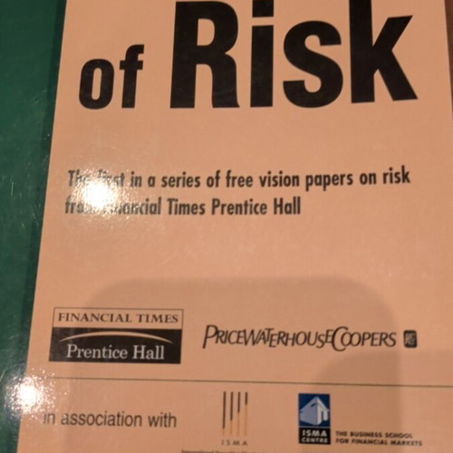 Visions of Risk book like new, English