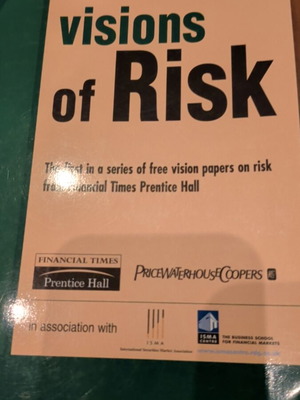 Visions of Risk book like new, English