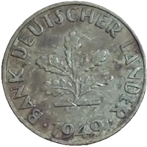 10 Pfennig rare used coin Germany 1949