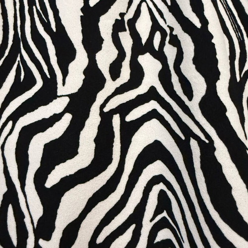 Mini skirt with animal print and front slit by Shein, like new