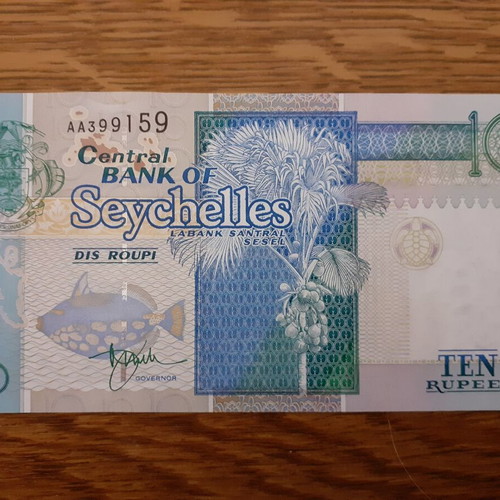 Seychelles 10 Rupees 2013 new