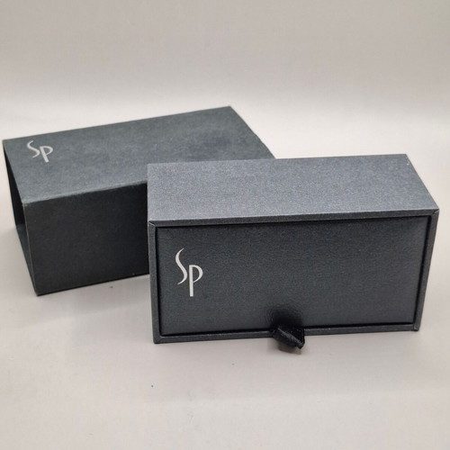 Set of 3 Silk Knot Cufflinks with Box new