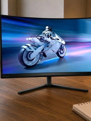 Philips Evnia 27" καμπύλη οθόνη gaming σαν καινούργια