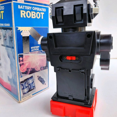 Besford Robot new from 70s-80s decade, functional sounds and lights