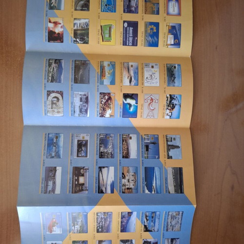 Ote Phone Card Catalogs like new 2002-2015, set of 45