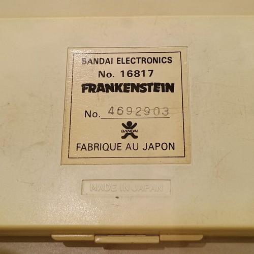 Frankenstein Bandai Electronics game used, 1984, Made in Japan