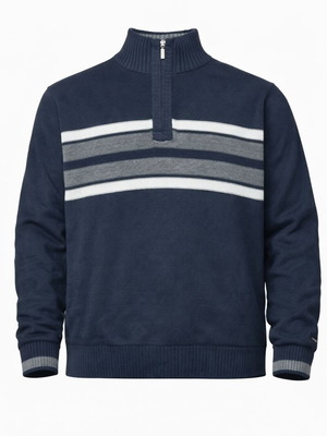 FC Bayern Munich men's knitted sweater Large blue-gray used, vintage football
