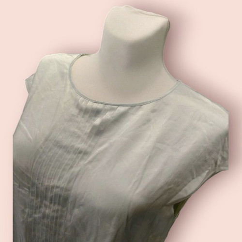 Silk top light green size M-L like new