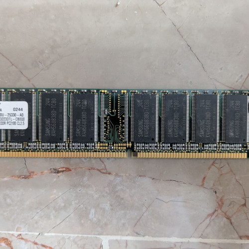 Samsung 256MB DDR PC2100 266MHz DIMM 184-pin memory used